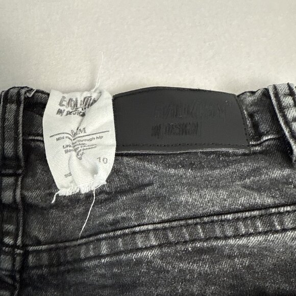Evolution In Design Jeans Pants Boys Size 10 Black Denim Acid Wash - Picture 8 of 12